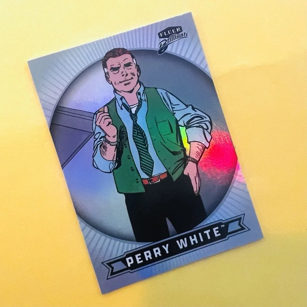 2025‎ Upper Deck Fleer Brilliants Superman Perry White #4 Base DC